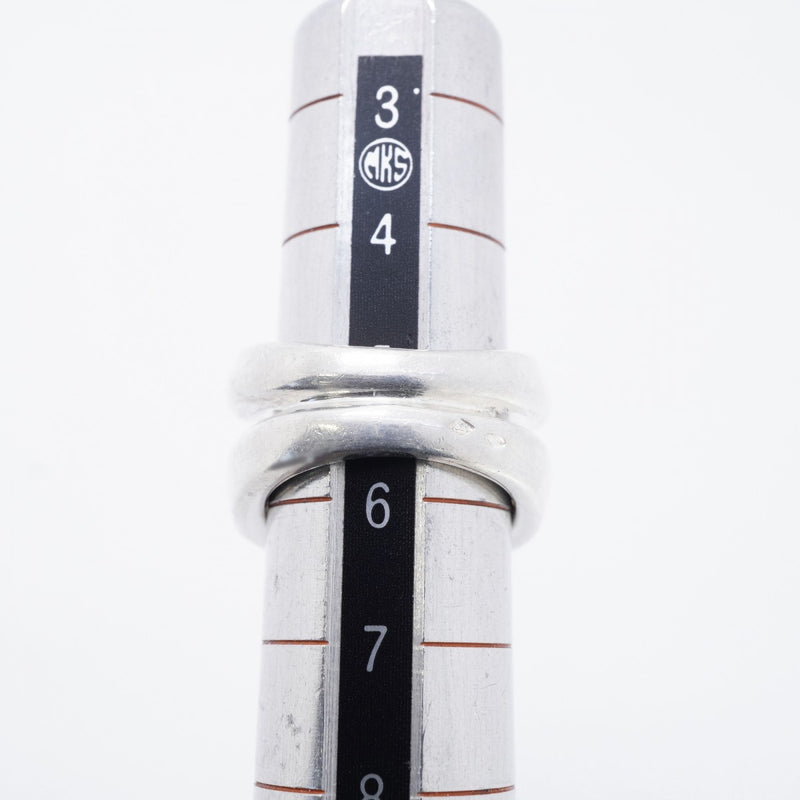 【6jfb0858】エルメス リング ヒストリー K18YG イエローゴールド シルバー925 ＃47【中古】レディース