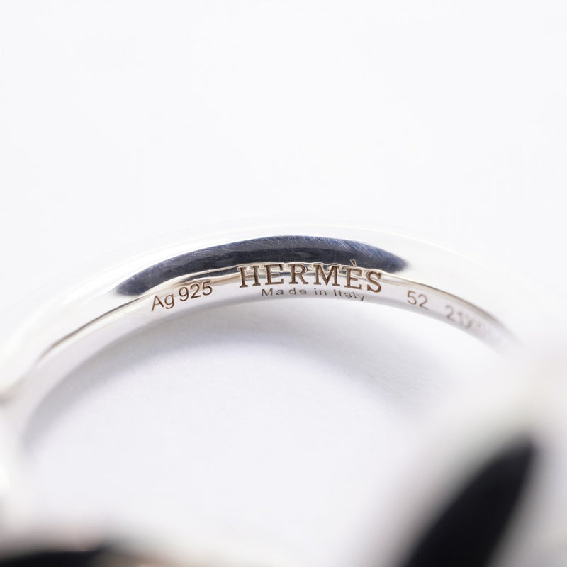 【6jfb0859】エルメス リング クロワゼット シルバー925 ＃52【中古】レディース