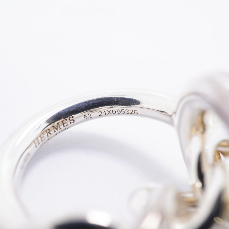 【6jfb0859】エルメス リング クロワゼット シルバー925 ＃52【中古】レディース