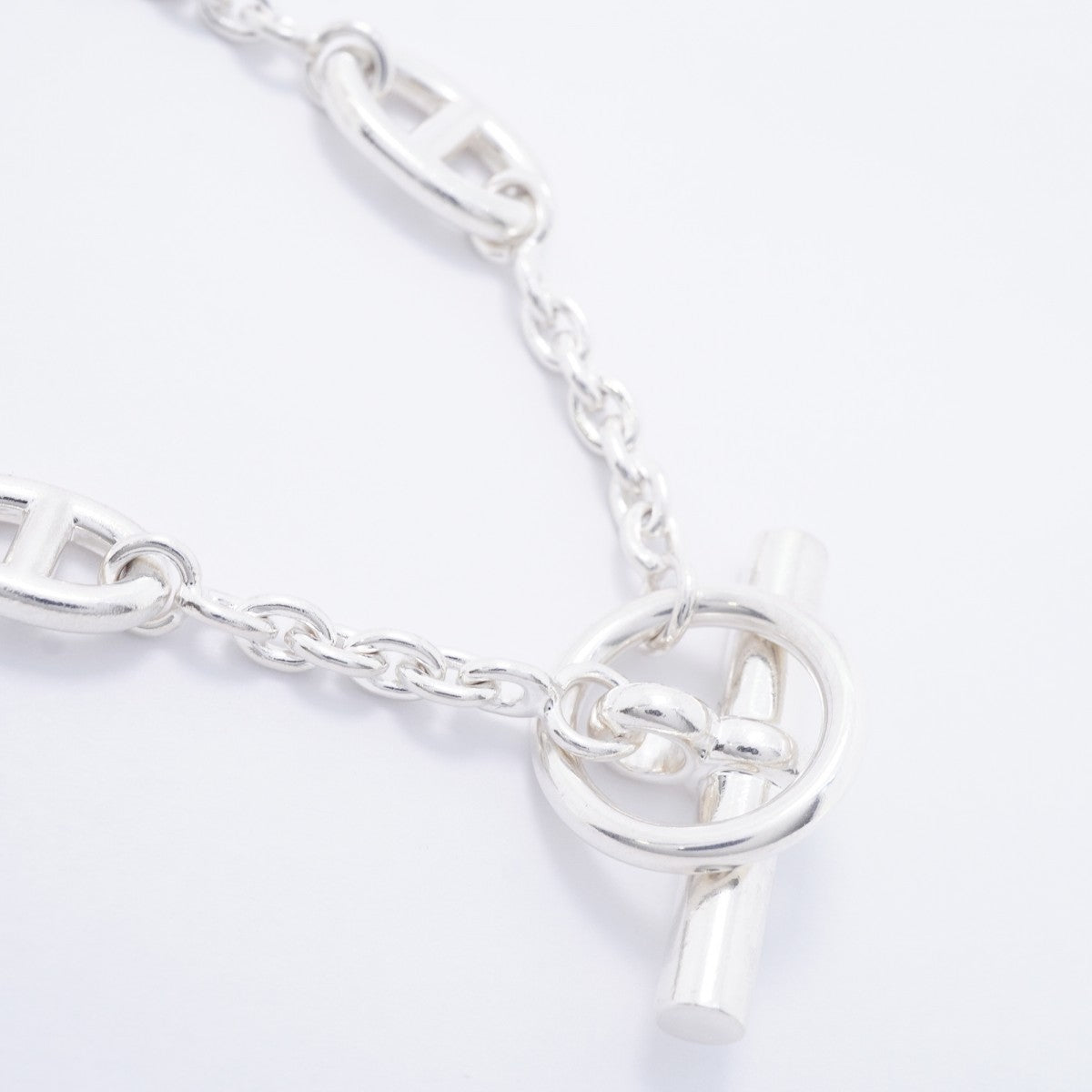 【6jfb0860】エルメス ブレスレット シェーヌダンクル ファランドール シルバー925【中古】メンズ レディース ユニセックス
