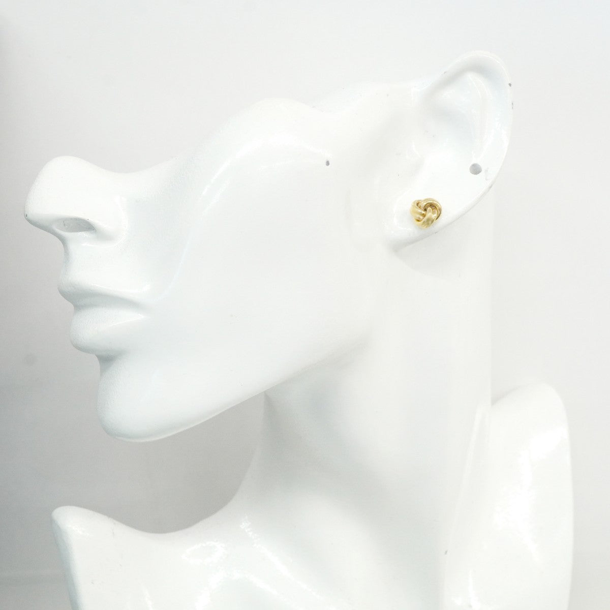 【6jfb0861】ティファニー ピアス ノット K18YG イエローゴールド【中古】レディース