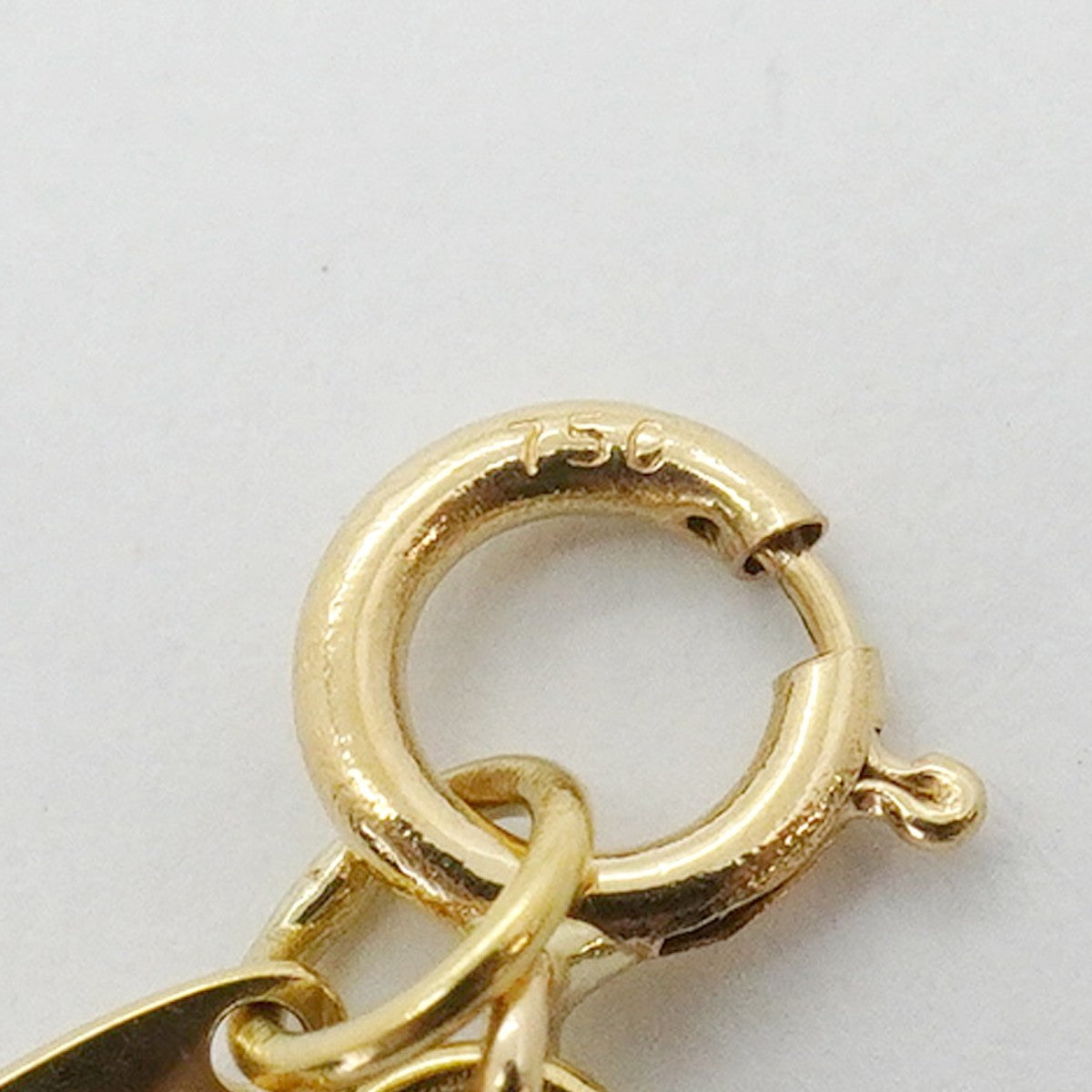 【6jfb0862】ティファニー ネックレス ビーン K18YG イエローゴールド【中古】レディース