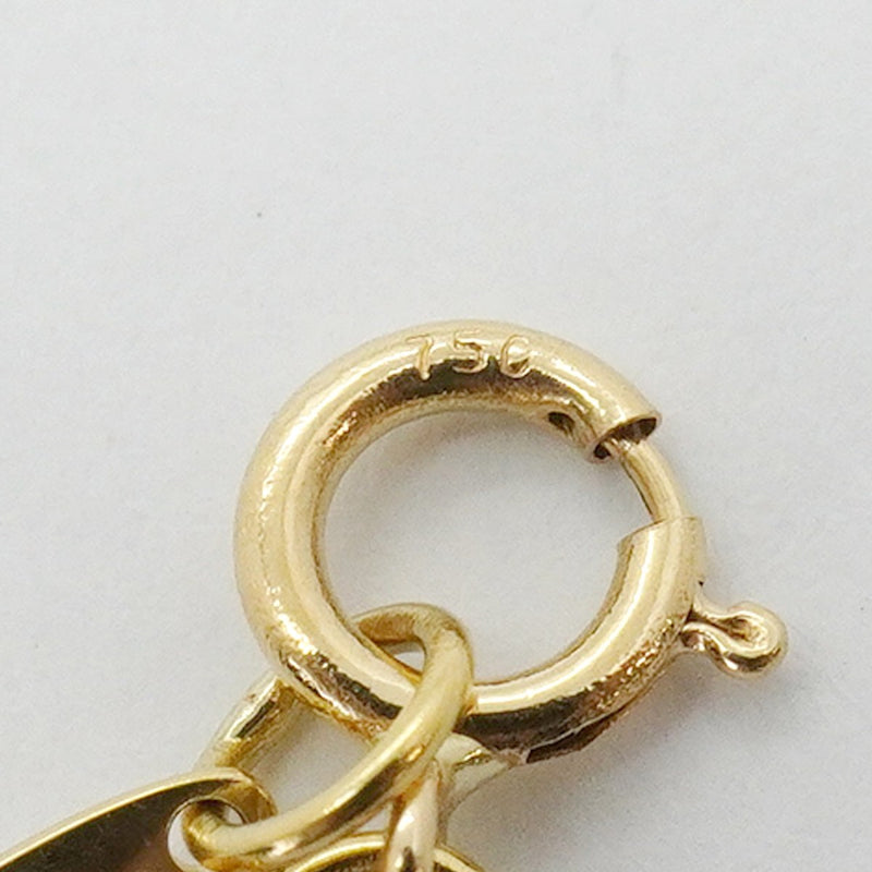 【6jfb0862】ティファニー ネックレス ビーン K18YG イエローゴールド【中古】レディース