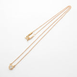 【6jfb0864】ティファニー ネックレス バイザヤード 1PD K18PG ピンクゴールド ダイヤモンド 0.17ct【中古】レディース