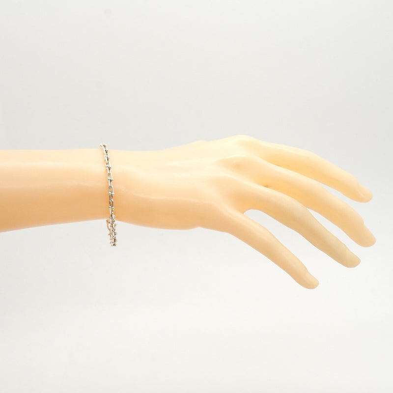 【6jfb0865】ティファニー ブレスレット ハードウェア/マイクロリンク シルバー925【中古】レディース