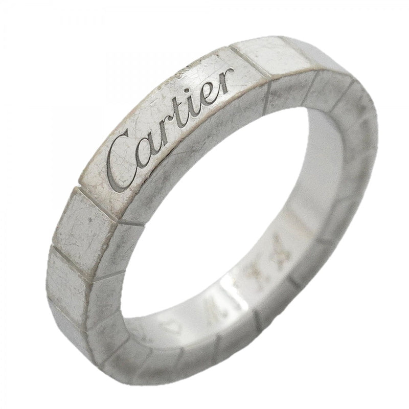 【6jfb0869】カルティエ リング ラニエール K18WG ホワイトゴールド ＃44【中古】レディース