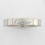 【6jfb0869】カルティエ リング ラニエール K18WG ホワイトゴールド ＃44【中古】レディース
