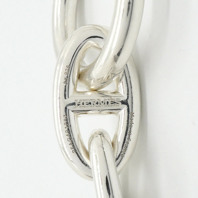 【6jfb0870】エルメス ブレスレット シェーヌダンクル GM 13コマ シルバー925【中古】レディース