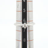 【6jfb0872】ティファニー リング ソリティア 1PD Pt950 プラチナ ダイヤモンド 6.5号【中古】レディース