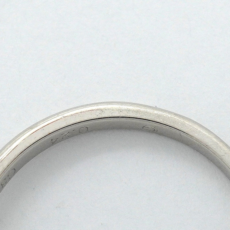 【6jfb0874】カルティエ リング ソリテール 1PD Pt950 プラチナ ダイヤモンド 0.24ct ＃51【中古】レディース