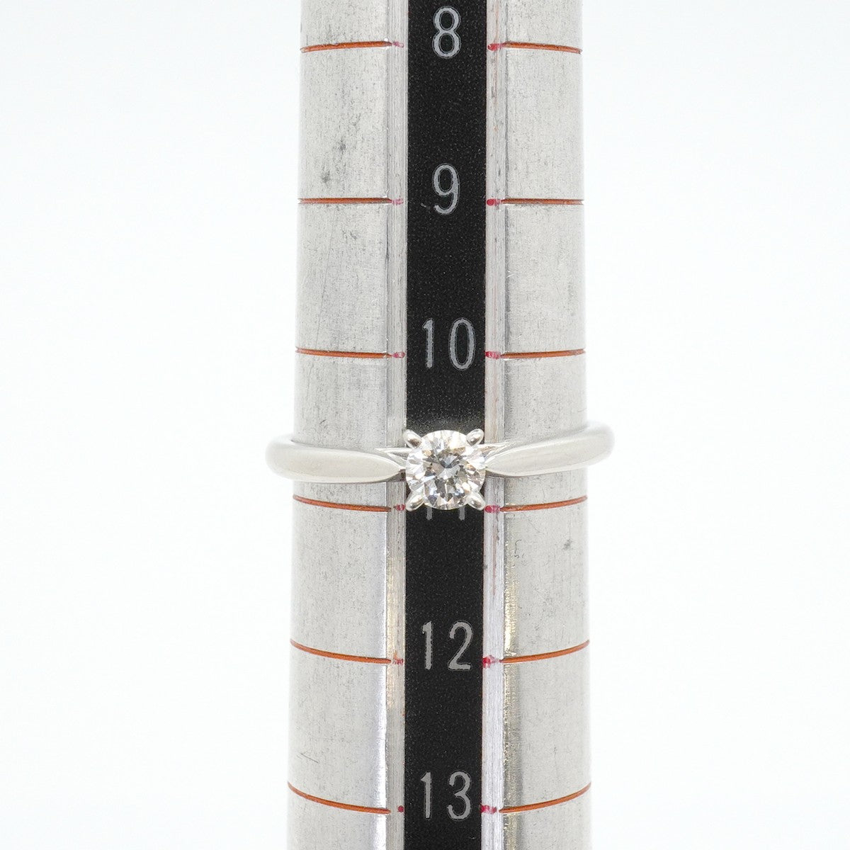 【6jfb0874】カルティエ リング ソリテール 1PD Pt950 プラチナ ダイヤモンド 0.24ct ＃51【中古】レディース