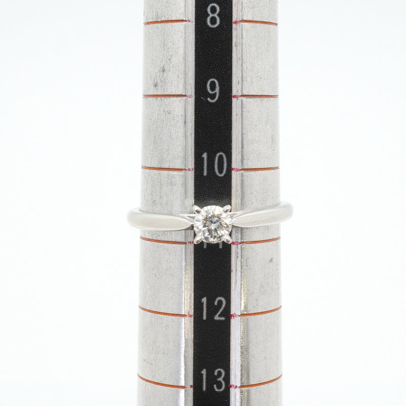 【6jfb0874】カルティエ リング ソリテール 1PD Pt950 プラチナ ダイヤモンド 0.24ct ＃51【中古】レディース