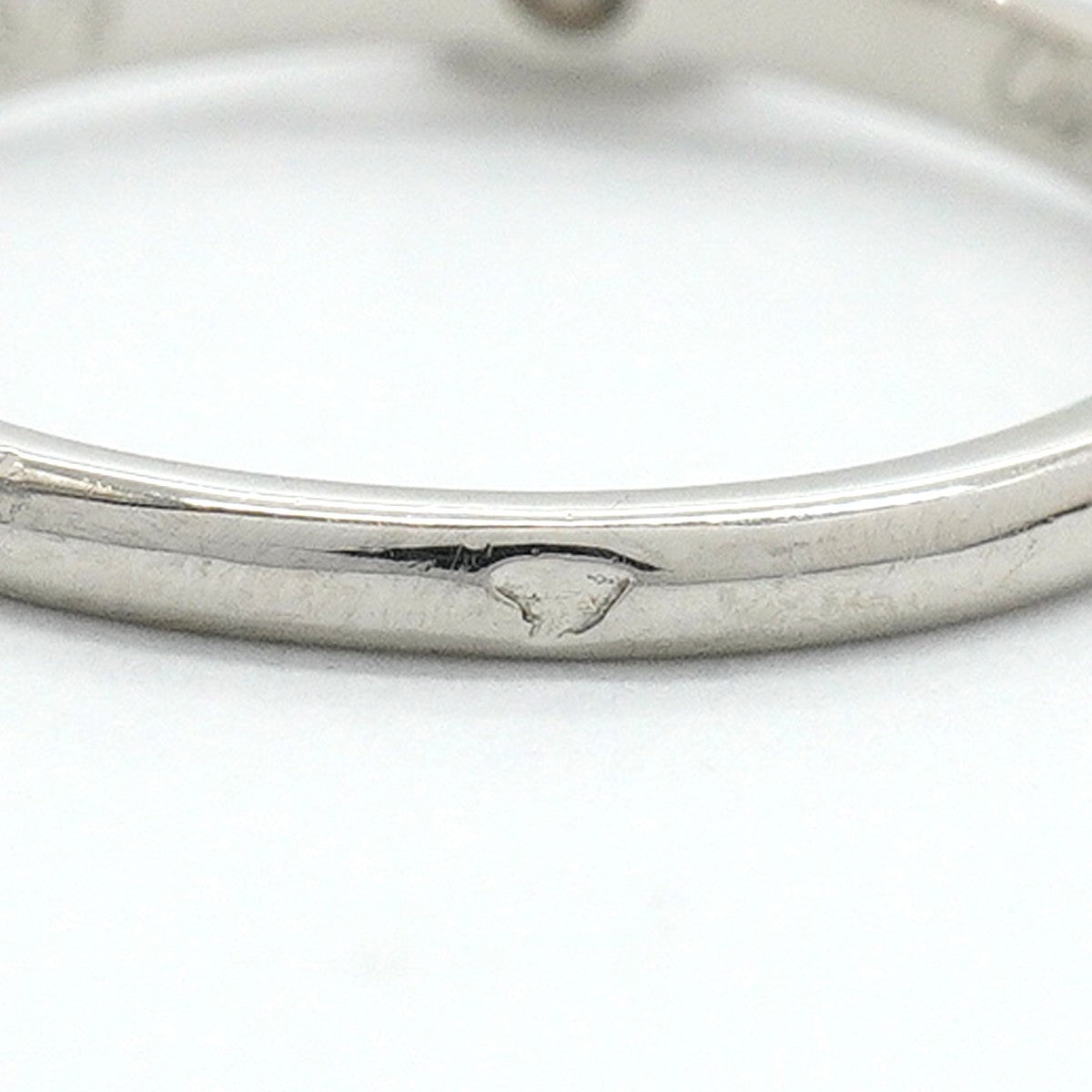 【6jfb0874】カルティエ リング ソリテール 1PD Pt950 プラチナ ダイヤモンド 0.24ct ＃51【中古】レディース
