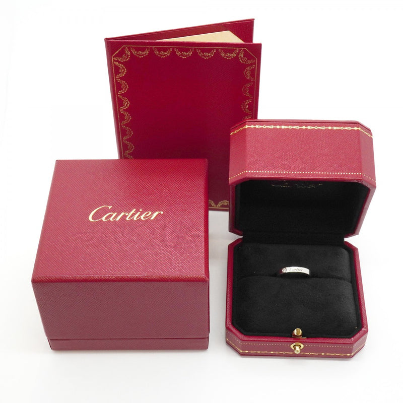 【6jfb0875】カルティエ リング Cドゥ 1PD Pt950 プラチナ ダイヤモンド ＃51【中古】レディース