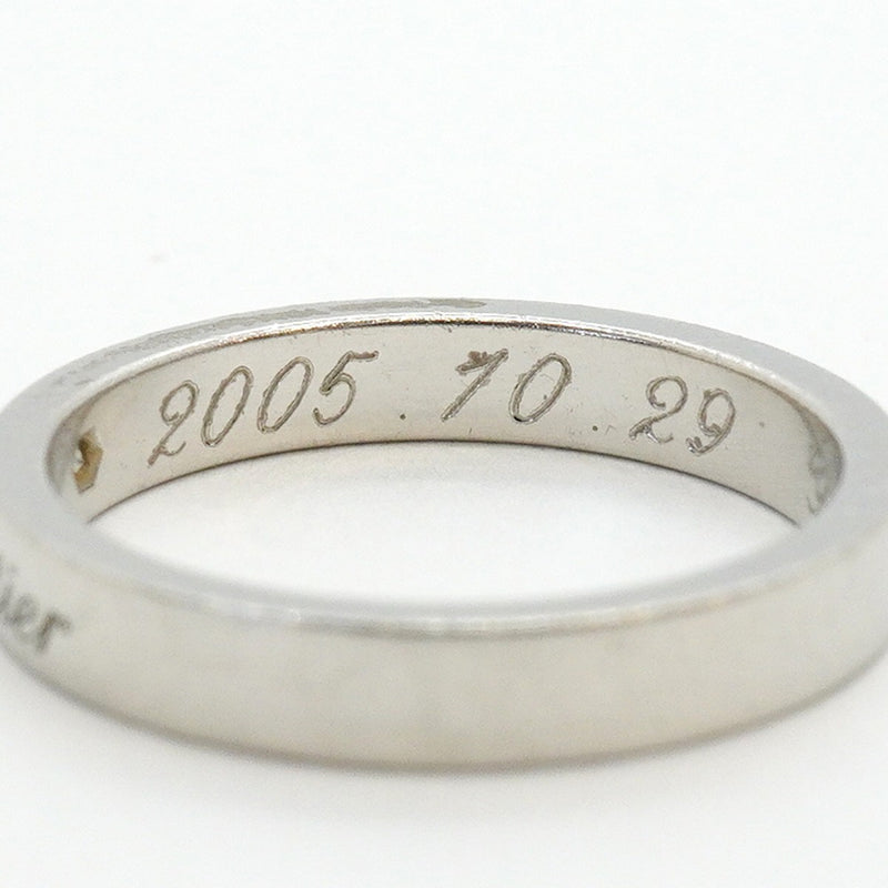 【6jfb0875】カルティエ リング Cドゥ 1PD Pt950 プラチナ ダイヤモンド ＃51【中古】レディース