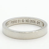 【6jfb0875】カルティエ リング Cドゥ 1PD Pt950 プラチナ ダイヤモンド ＃51【中古】レディース