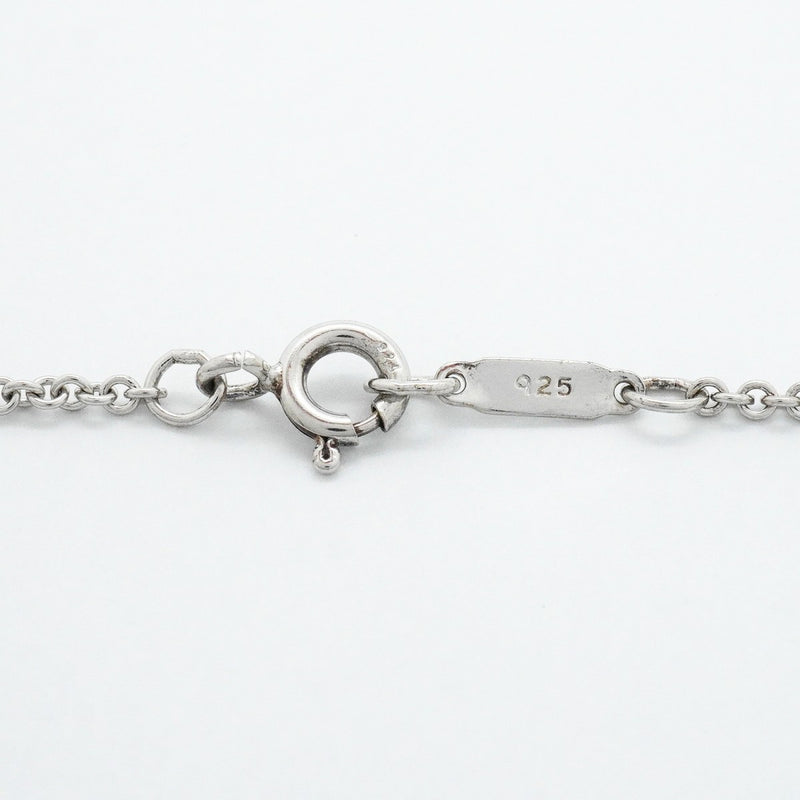 【6jfb0877-k】ティファニー ネックレス シグネチャークロス K18YG イエローゴールド シルバー925【中古】レディース