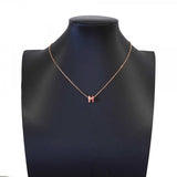 【6jfb0878-k】エルメス ネックレス ミニポップアッシュ/ロカバール GPメッキ ピンク ピンクゴールド【中古】レディース