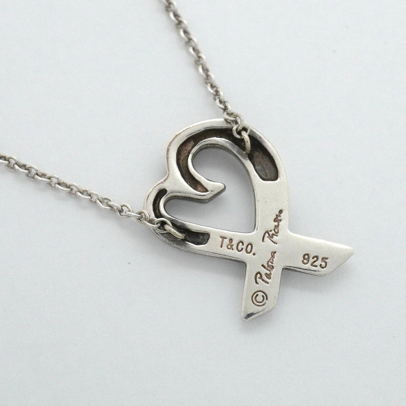 【6jfb0879-k】ティファニー ネックレス ラビングハート シルバー925【中古】レディース