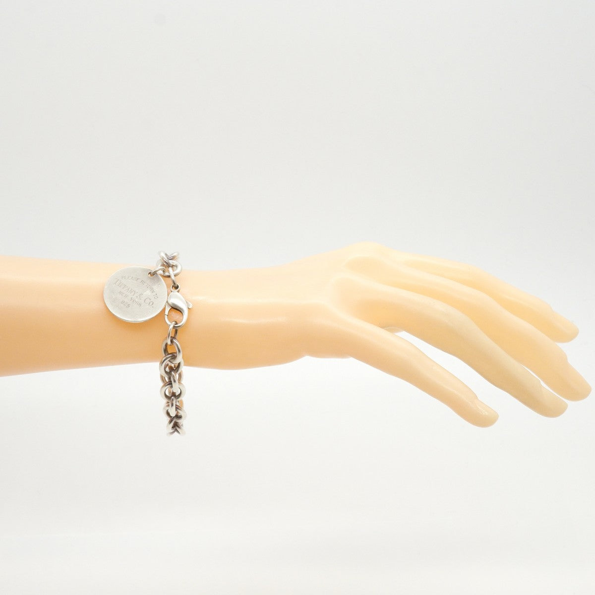 【6jfb0882-k】ティファニー ブレスレット リターントゥ 丸型 サークル シルバー925【中古】レディース