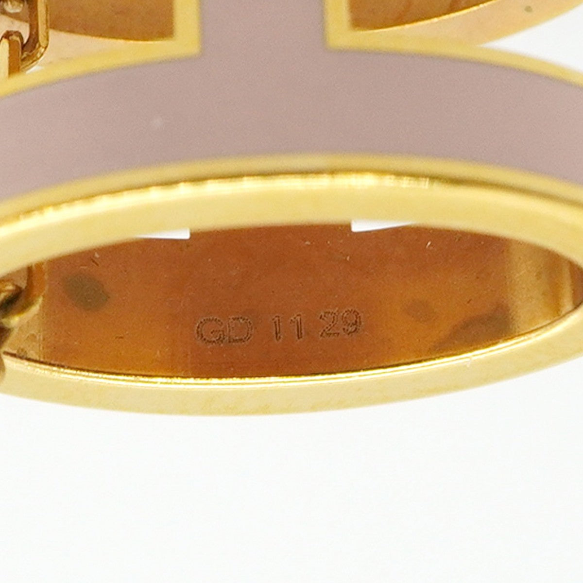 【6jfb0884-k】エルメス ネックレス ポップアッシュ GPメッキ ゴールド ピンク【中古】レディース