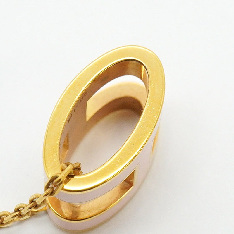 【6jfb0884-k】エルメス ネックレス ポップアッシュ GPメッキ ゴールド ピンク【中古】レディース
