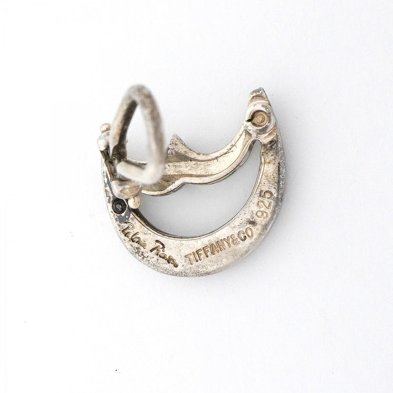 【6jfb0893】ティファニー イヤリング クレセントムーン シルバー925【中古】レディース