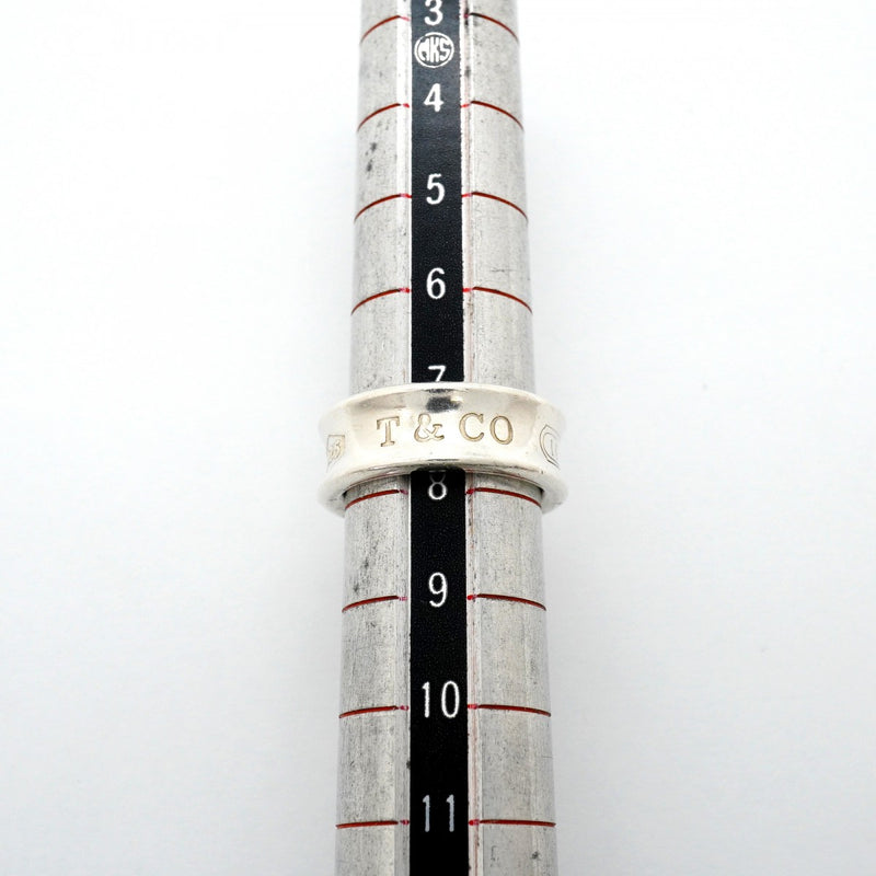 【6jfb0898】ティファニー リング ナロー シルバー925 7.5号【中古】レディース