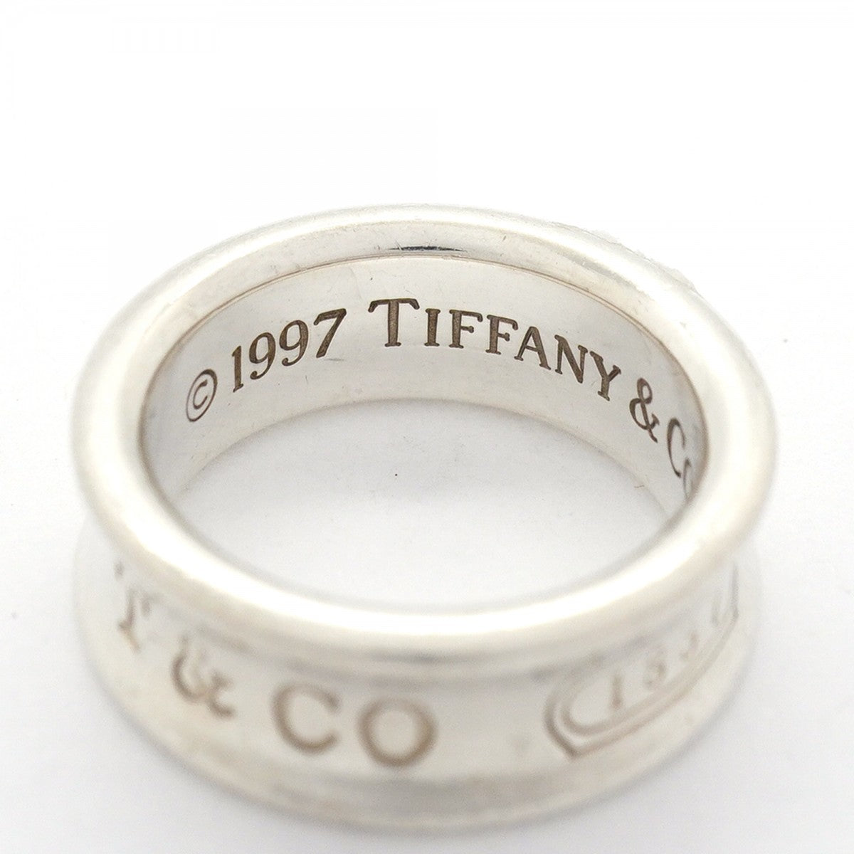 【6jfb0898】ティファニー リング ナロー シルバー925 7.5号【中古】レディース