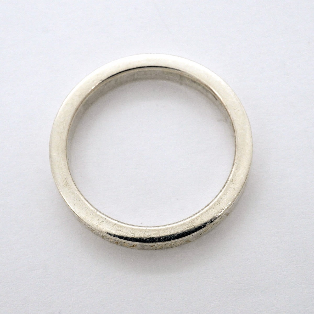 【6jfb0906-k】ティファニー リング ノーツ シルバー925 11.5号【中古】レディース