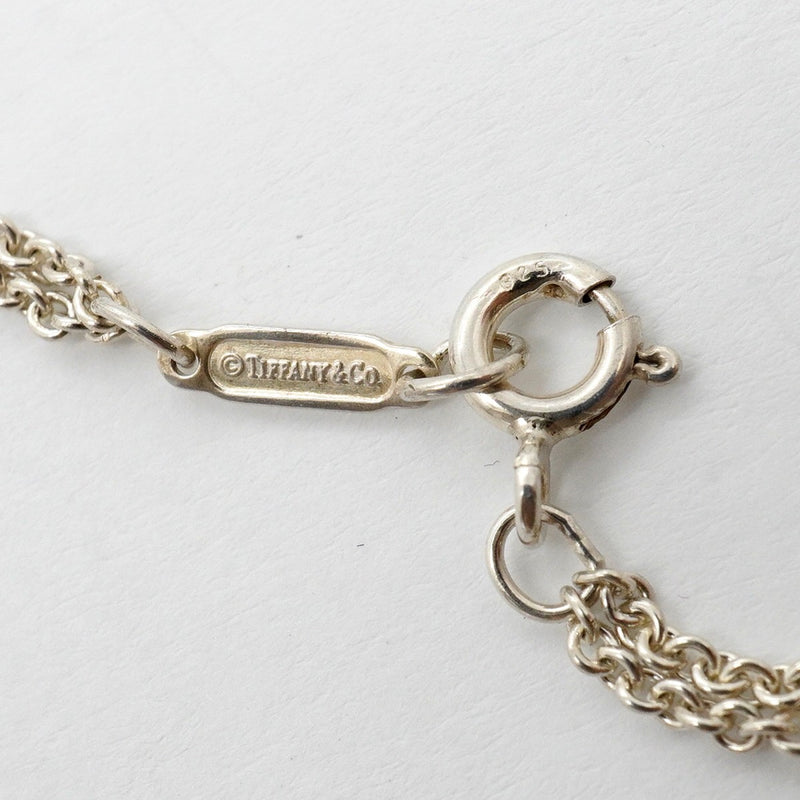 【6jfb0912-k】ティファニー ネックレス インフィニティ ダブルチェーン シルバー925【中古】レディース