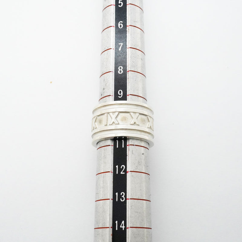 【6jfb0916-k】ティファニー リング アトラス ワイド シルバー925 10.5号【中古】レディース