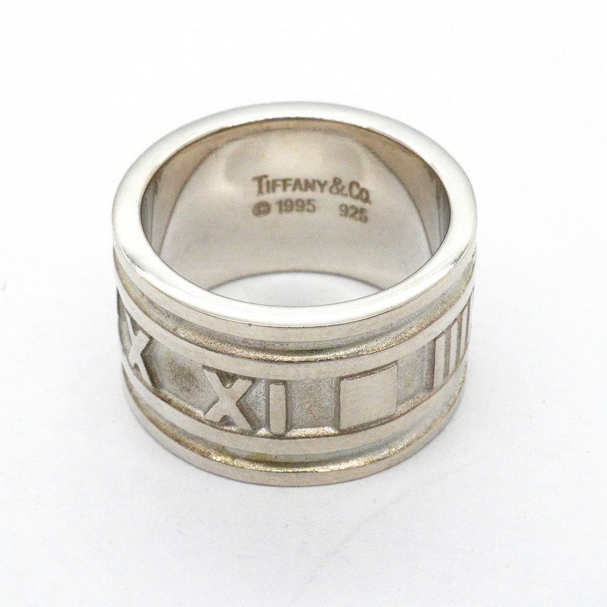 【6jfb0916-k】ティファニー リング アトラス ワイド シルバー925 10.5号【中古】レディース