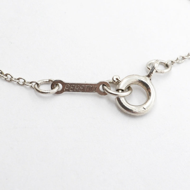 【6jfb0921-k】ティファニー ネックレス ビーン シルバー925【中古】レディース