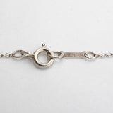 【6jfb0921-k】ティファニー ネックレス ビーン シルバー925【中古】レディース