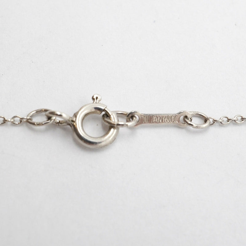 【6jfb0921-k】ティファニー ネックレス ビーン シルバー925【中古】レディース