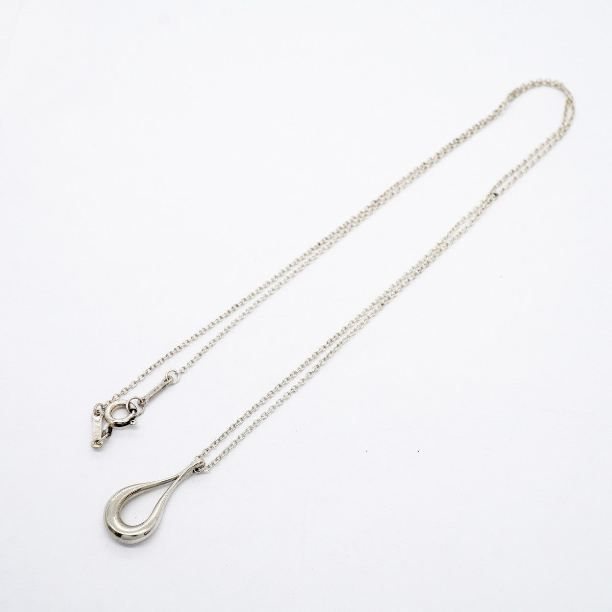 【6jfb0922-k】ティファニー ネックレス オープンティアドロップ シルバー925【中古】レディース