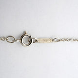 【6jfb0932-k】ティファニー ネックレス シグネチャークロス K18YG イエローゴールド シルバー925【中古】レディース