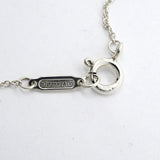 【6jfb0933-k】ティファニー ネックレス ダブルリターントゥハート シルバー925 ブルー【中古】レディース