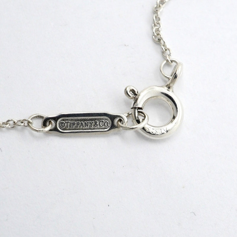 【6jfb0933-k】ティファニー ネックレス ダブルリターントゥハート シルバー925 ブルー【中古】レディース