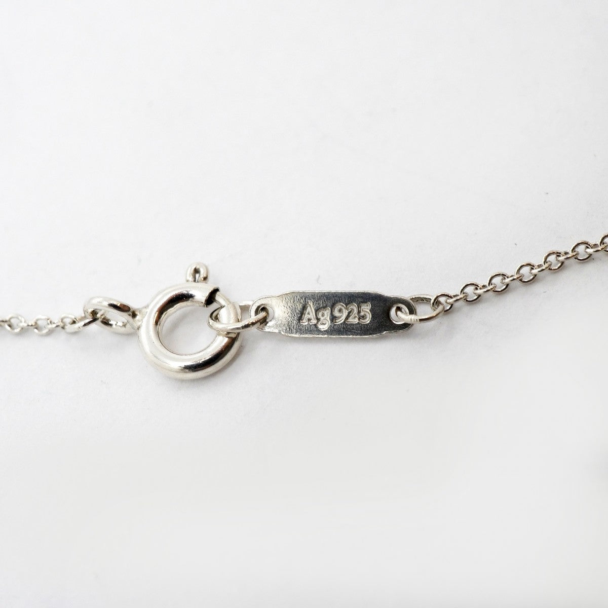 【6jfb0933-k】ティファニー ネックレス ダブルリターントゥハート シルバー925 ブルー【中古】レディース