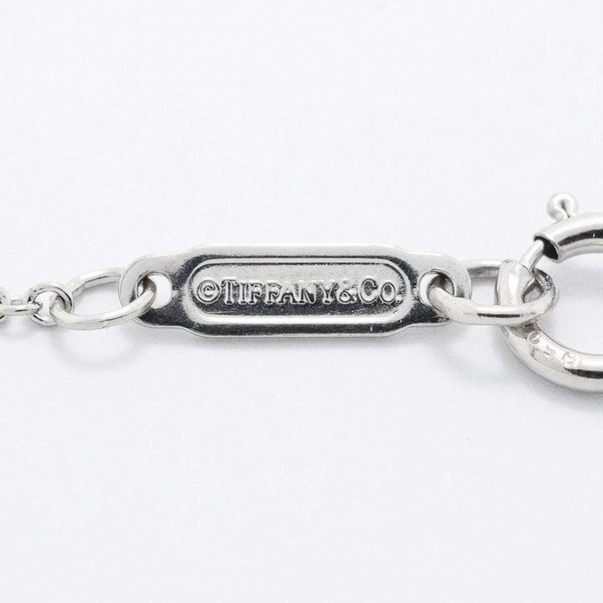 【6jfb0936】ティファニー ネックレス ベゼルセット 4PD Pt950 プラチナ ダイヤモンド【中古】レディース
