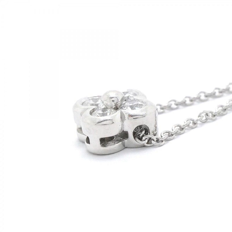 【6jfb0936】ティファニー ネックレス ベゼルセット 4PD Pt950 プラチナ ダイヤモンド【中古】レディース
