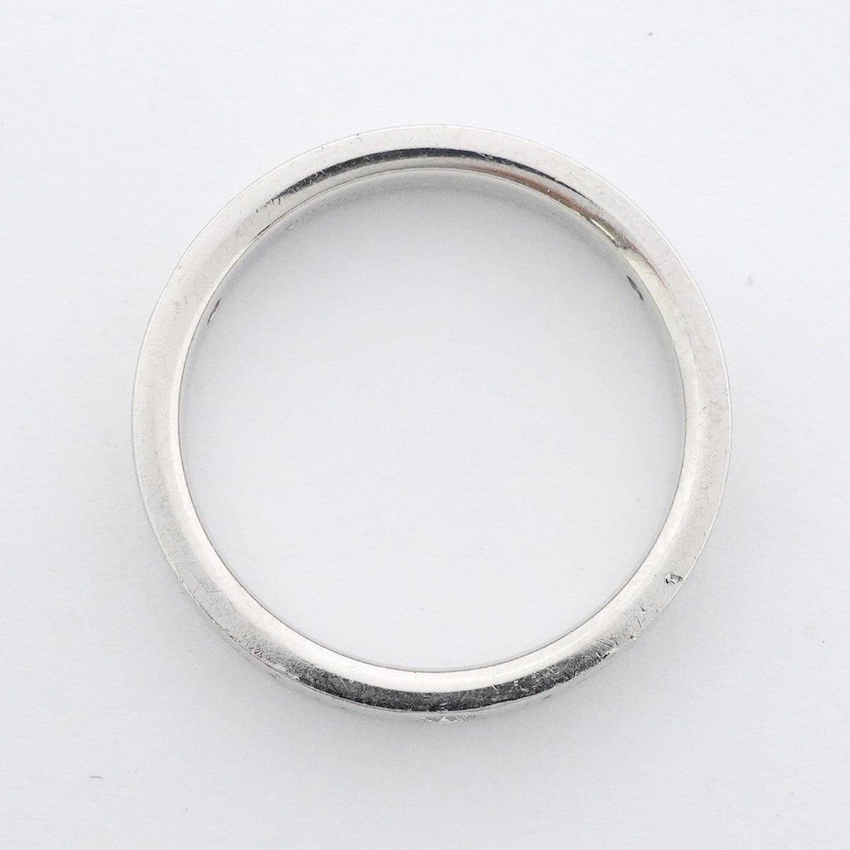 【6jfb0940】ティファニー リング フラットバンド 3PD Pt950 プラチナ ダイヤモンド 7.5号【中古】レディース