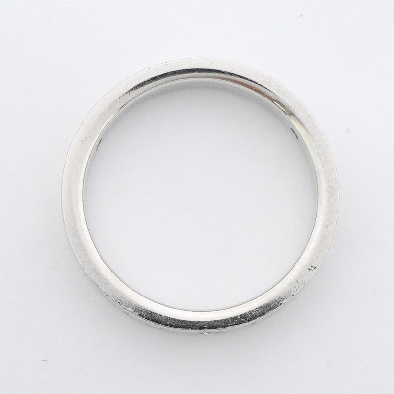 【6jfb0940】ティファニー リング フラットバンド 3PD Pt950 プラチナ ダイヤモンド 7.5号【中古】レディース