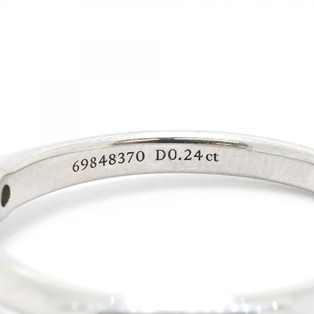 【6jfb0945】ティファニー リング ソリティア 1PD Pt950 プラチナ ダイヤモンド 0.24ct 11号【中古】レディース