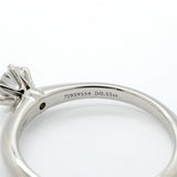 【6jfb0950】ティファニー リング ソリティア 1PD Pt950 プラチナ ダイヤモンド 0.55ct 15号【中古】レディース