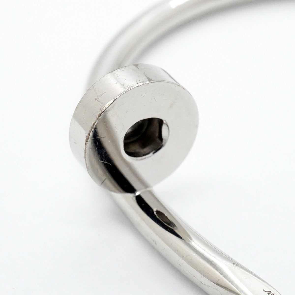 【6jfb0952】カルティエ バングル ジュストアンクル K18WG ホワイトゴールド【中古】メンズ レディース ユニセックス