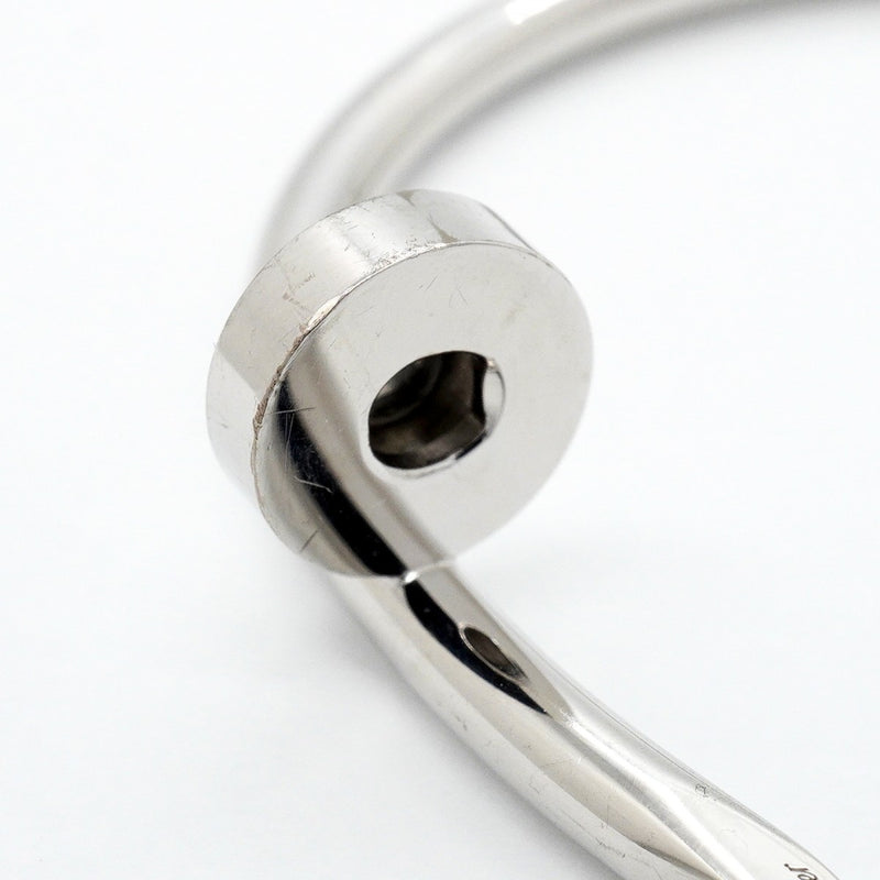 【6jfb0952】カルティエ バングル ジュストアンクル K18WG ホワイトゴールド【中古】メンズ レディース ユニセックス