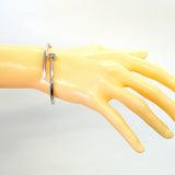 【6jfb0952】カルティエ バングル ジュストアンクル K18WG ホワイトゴールド【中古】メンズ レディース ユニセックス